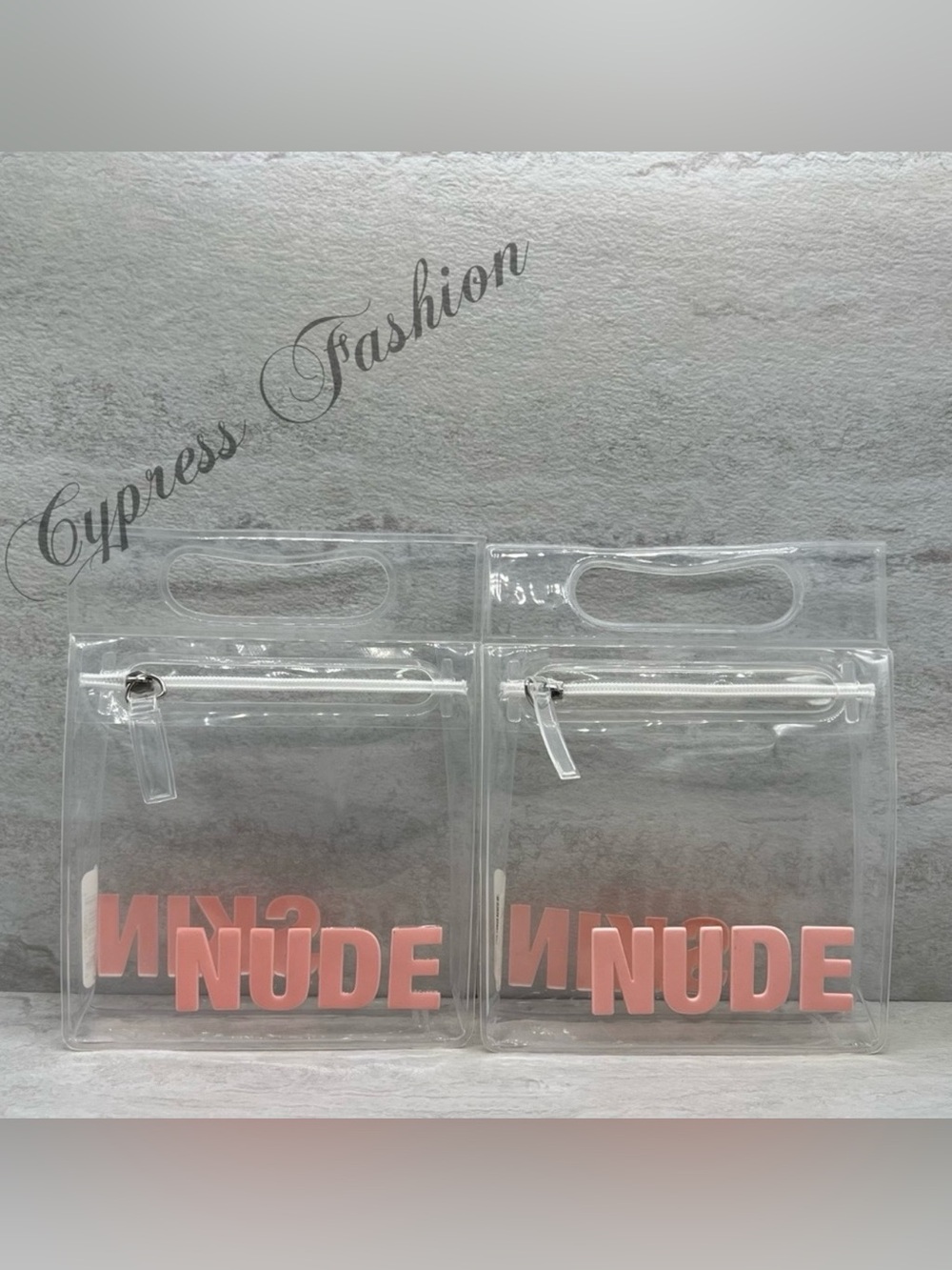 💫 Two NUDESTIX Clear Cosmetic Bags